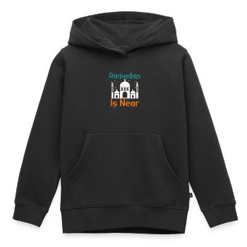 Ramadan, Ramadangeschenke, Muslimischer Urlaub - Kinder Premium Organic Hoodie - Schwarz - Vorne - AI Model Kid Male (0cm)
