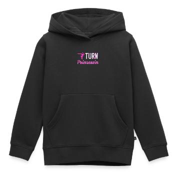 Turnen Kunstturnen Bodenturnen Geschenk - Kinder Premium Organic Hoodie - Schwarz - Vorne - AI Model Kid Male (0cm)