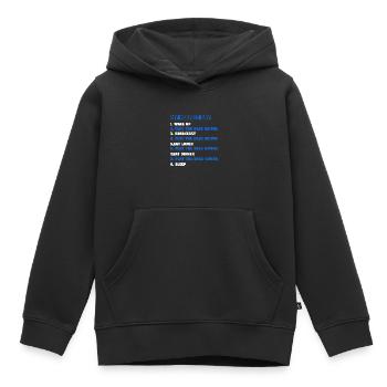 Bass Guitar Bass Guitar Bassist Gift - Kids Premium Organic Hoodie - black - Front - AI Model Kid Male (0cm)