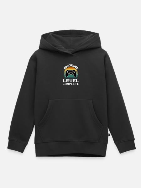 Abschluss Grundschule Schulabschluss Geschenk - Kinder Premium Organic Hoodie - Schwarz