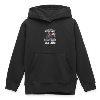 Quad Bike Tour Quad Quad Gift - Kids Premium Organic Hoodie - black - Front - AI Model Kid Male (0cm)