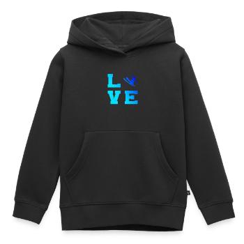 Slopestyle Ski Jumping Freestyle Ski Herren - Kinder Premium Organic Hoodie - Schwarz - Vorne - AI Model Kid Male (0cm)