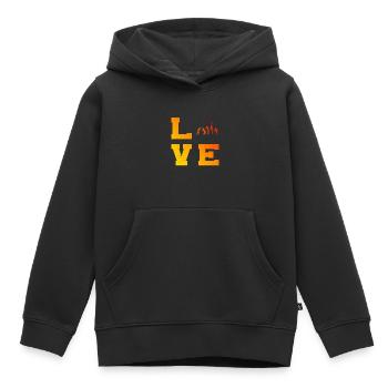 Damen Tennisspielen Tennisspieler Tennis spielen - Kinder Premium Organic Hoodie - Schwarz - Vorne - AI Model Kid Male (0cm)