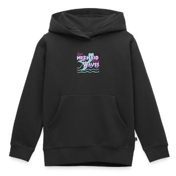Ocean Sublimation - Kids Premium Organic Hoodie - black - Front - AI Model Kid Male (0cm)