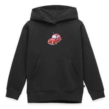 Jouets Voiture Retro Voitures Jouets - Sweat Premium à capuche enfant bio - noir - Devant - AI Model Kid Male (0cm)