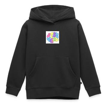 STAY WEIRD - Kinder Premium Organic Hoodie - Schwarz - Vorne - AI Model Kid Male (0cm)