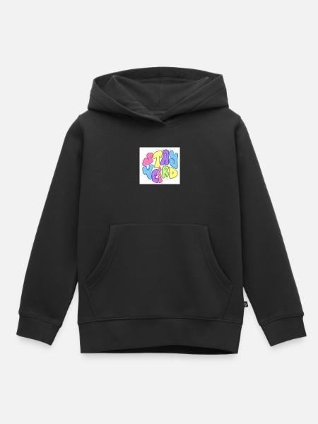 STAY WEIRD - Kinder Premium Organic Hoodie - Schwarz
