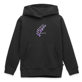 Gehen Sie niemals alleine - Kinder Premium Organic Hoodie - Schwarz - Vorne - AI Model Kid Male (0cm)