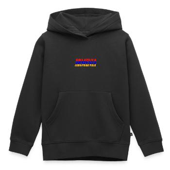 Armenia - Kids Premium Organic Hoodie - black - Front - AI Model Kid Male (0cm)