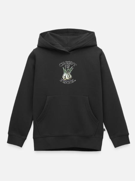 Gruseliger Fenchel - Kinder Premium Organic Hoodie - Schwarz