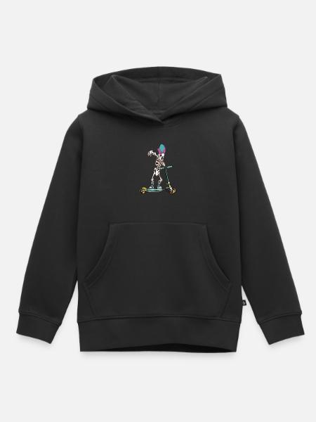 Dabbing Stunt Scooter - Kinder Premium Organic Hoodie - Schwarz
