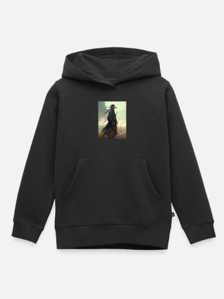 Samurai II - Kinder Premium Organic Hoodie - Schwarz