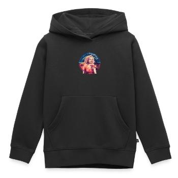 Bonne consommation d’alcool - Sweat Premium à capuche enfant bio - noir - Devant - AI Model Kid Male (0cm)