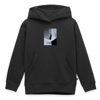 Skyscraper - Kinder Premium Organic Hoodie - Schwarz - Vorne - AI Model Kid Male (0cm)