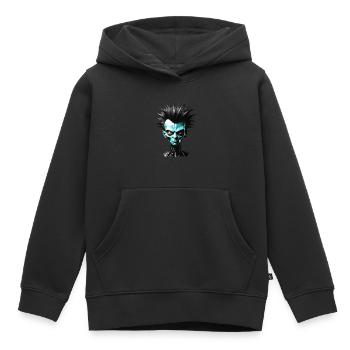 Green Freak - Kinder Premium Organic Hoodie - Schwarz - Vorne - AI Model Kid Male (0cm)