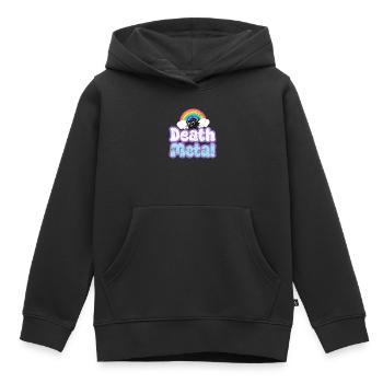 Death metal - Sweat Premium à capuche enfant bio - noir - Devant - AI Model Kid Male (0cm)