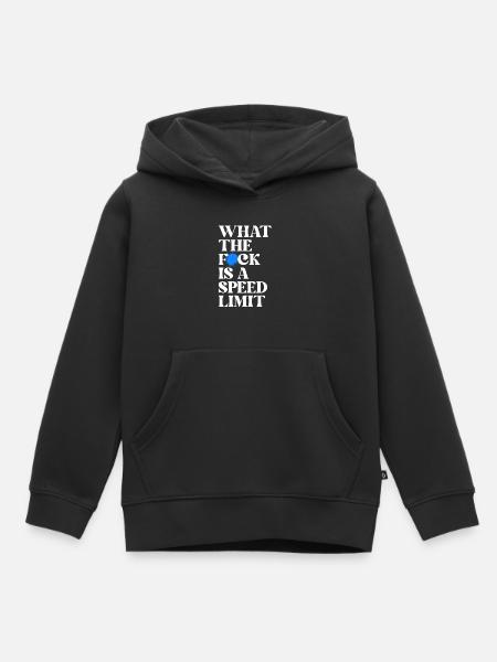 Auto - Kinder Premium Organic Hoodie - Schwarz