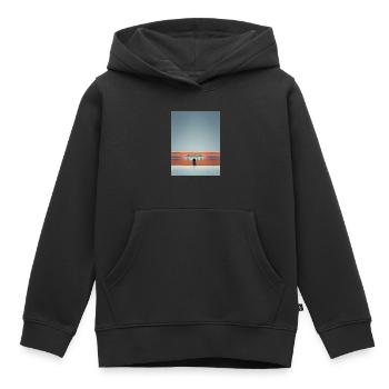 Minimalist Subway Moment - Kids Premium Organic Hoodie - black - Front - AI Model Kid Male (0cm)