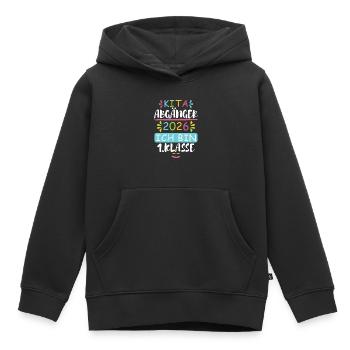 Kita Abgänger 2026 - Kinder Premium Organic Hoodie - Schwarz - Vorne - AI Model Kid Male (0cm)