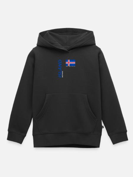 Selfoss - Kinder Premium Organic Hoodie - Schwarz