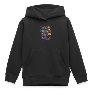 Karneval Kostüm Mein Kostüm ist in der Wäsche - Kinder Premium Organic Hoodie - Schwarz - Vorne - AI Model Kid Male (0cm)