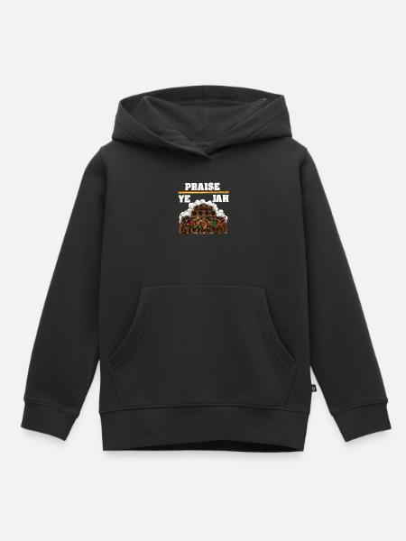 Praise Jah Rasta - Kinder Premium Organic Hoodie - Schwarz