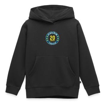 Stuckateur Jubiläum 20 Jahre 20 jähriges Jubi - Kinder Premium Organic Hoodie - Schwarz - Vorne - AI Model Kid Male (0cm)