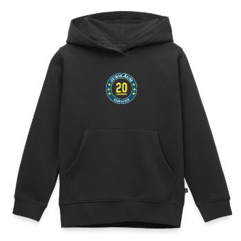 Verputzer Jubiläum 20 Jahre 20 jähriges Jubi - Kinder Premium Organic Hoodie - Schwarz - Vorne - AI Model Kid Male (0cm)