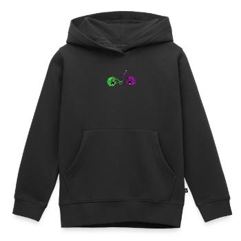 Knit - Kids Premium Organic Hoodie - black - Front - AI Model Kid Male (0cm)