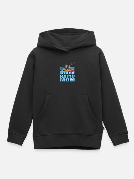 Rafting Wildwasser Kanu Kajak - Kinder Premium Organic Hoodie - Schwarz