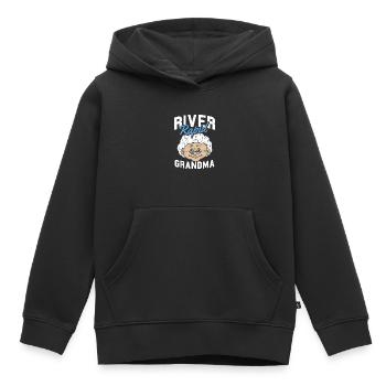 Rafting Wildwasser Kanu Kajak - Kinder Premium Organic Hoodie - Schwarz - Vorne - AI Model Kid Male (0cm)