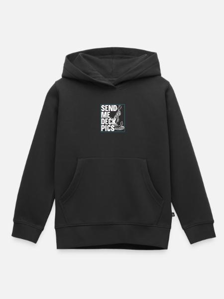 Seglen Segelboot Segler - Kinder Premium Organic Hoodie - Schwarz