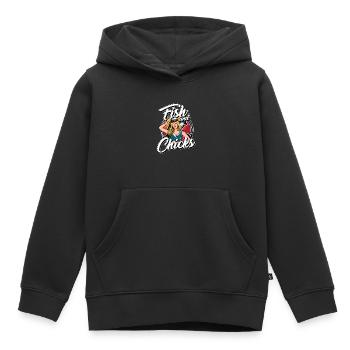Seglen Segelboot Segler - Kinder Premium Organic Hoodie - Schwarz - Vorne - AI Model Kid Male (0cm)