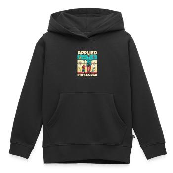 Physicien physicien - Sweat Premium à capuche enfant bio - noir - Devant - AI Model Kid Male (0cm)