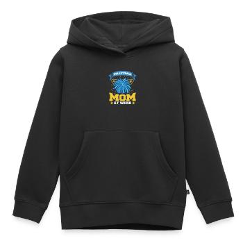 Volleyball Volleyball Joueur Volleyball Mère Volleyball Maman - Sweat Premium à capuche enfant bio - noir - Devant - AI Model Kid Male (0cm)
