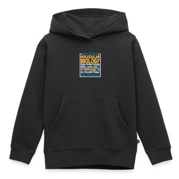 Biology Biologist Lustig Molecular Biologist - Kids Premium Organic Hoodie - black - Front - AI Model Kid Male (0cm)