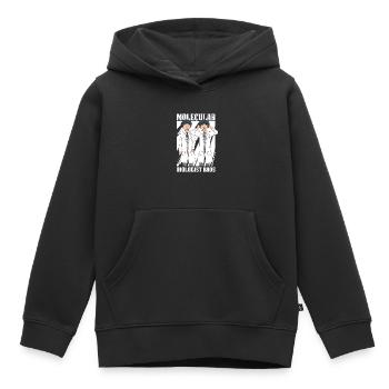 Biologiste Biologiste moléculaire - Sweat Premium à capuche enfant bio - noir - Devant - AI Model Kid Male (0cm)