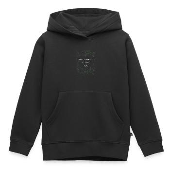 Developer Coder Programmer - Kids Premium Organic Hoodie - black - Front - AI Model Kid Male (0cm)