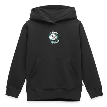 stéthoscope infirmière - Sweat Premium à capuche enfant bio - noir - Devant - AI Model Kid Male (0cm)
