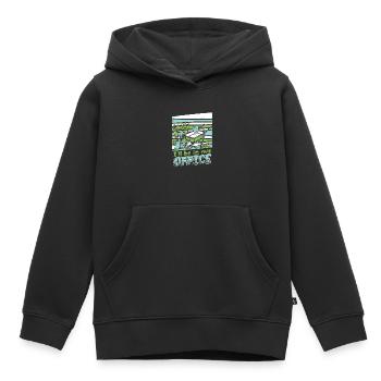 Hobbygärtner Garten - Kinder Premium Organic Hoodie - Schwarz - Vorne - AI Model Kid Male (0cm)
