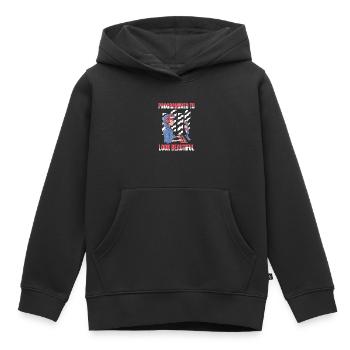 Developer, Coder, Programmer, Women - Kids Premium Organic Hoodie - black - Front - AI Model Kid Male (0cm)