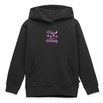 Hobbygärtner Garten Monarch - Kinder Premium Organic Hoodie - Schwarz - Vorne - AI Model Kid Male (0cm)