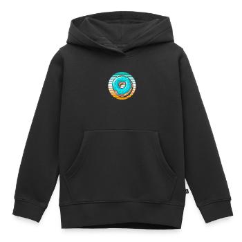Donut - Kinder Premium Organic Hoodie - Schwarz - Vorne - AI Model Kid Male (0cm)