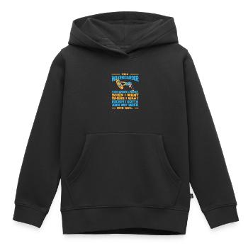 Wakeboard Wakeboarder - Kinder Premium Organic Hoodie - Schwarz - Vorne - AI Model Kid Male (0cm)