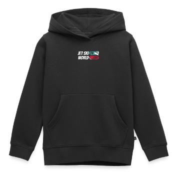 Jet Ski Jet Ski On World Off - Sweat Premium à capuche enfant bio - noir - Devant - AI Model Kid Male (0cm)
