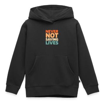 Rettungsdienst Sanitäter Rettungssanitäter - Kinder Premium Organic Hoodie - Schwarz - Vorne - AI Model Kid Male (0cm)