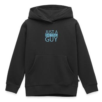 Rafting Just A Rafting Guy - Kinder Premium Organic Hoodie - Schwarz - Vorne - AI Model Kid Male (0cm)