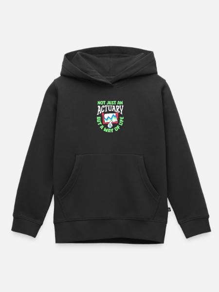 Aktuar - Kinder Premium Organic Hoodie - Schwarz