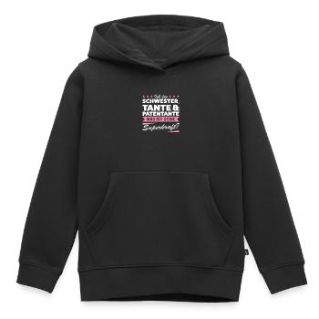 Patentante Taufe Taufpatin Geschenk - Kinder Premium Organic Hoodie - Schwarz - Vorne - AI Model Kid Male (0cm)