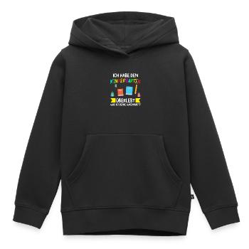 Kindergarten Abschluss Kindergarten-Abschluss Gesc - Kinder Premium Organic Hoodie - Schwarz - Vorne - AI Model Kid Male (0cm)
